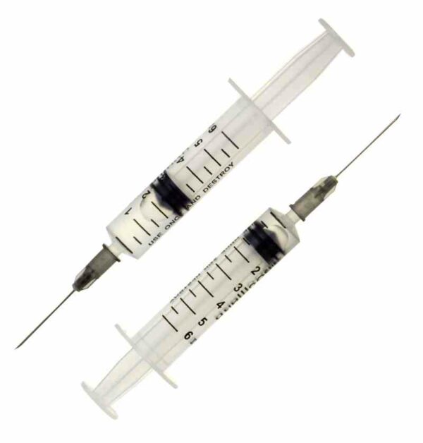 needles & syringes x10